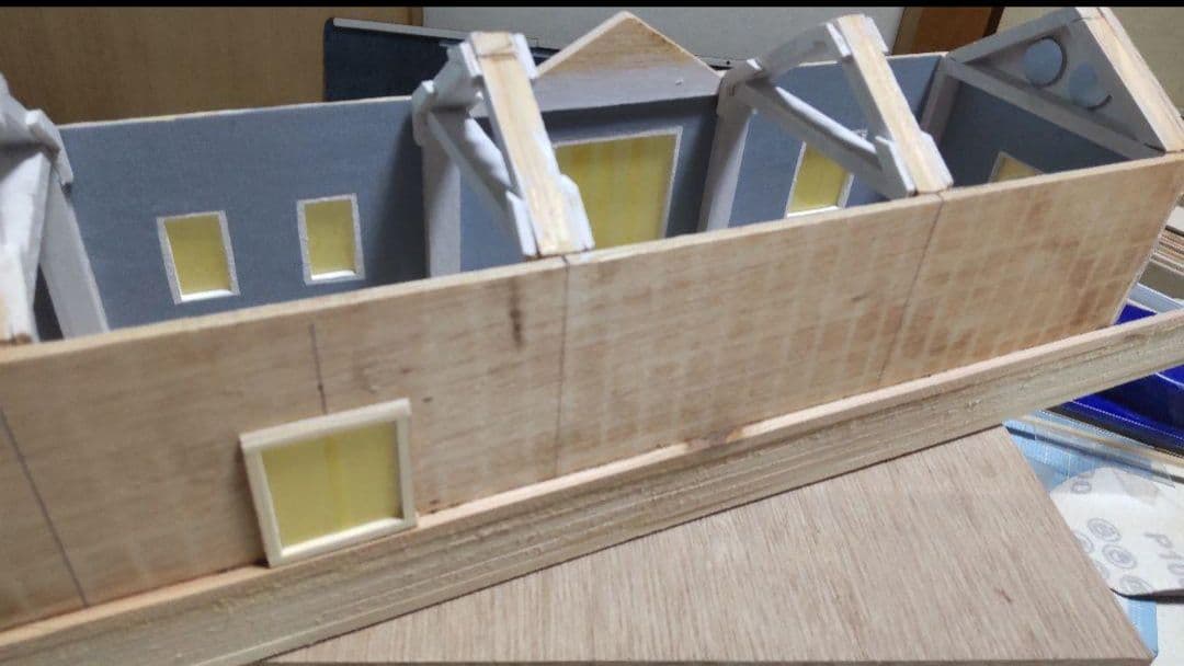 ラジコン　トレーラーハウス詳細①　木造トレーラーハウス