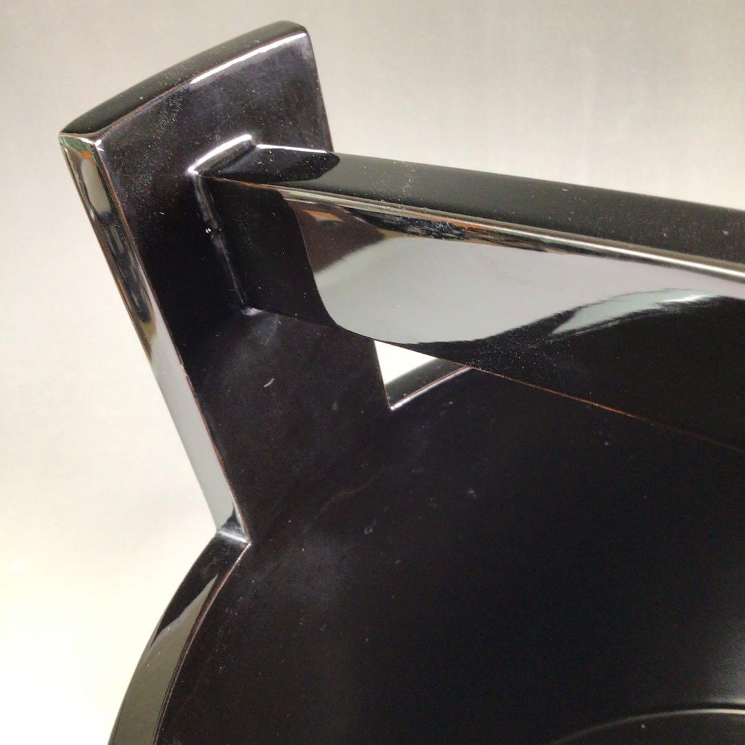 Ｒ５９５　水指　『輪島塗』『手桶水指』　共箱　茶道具