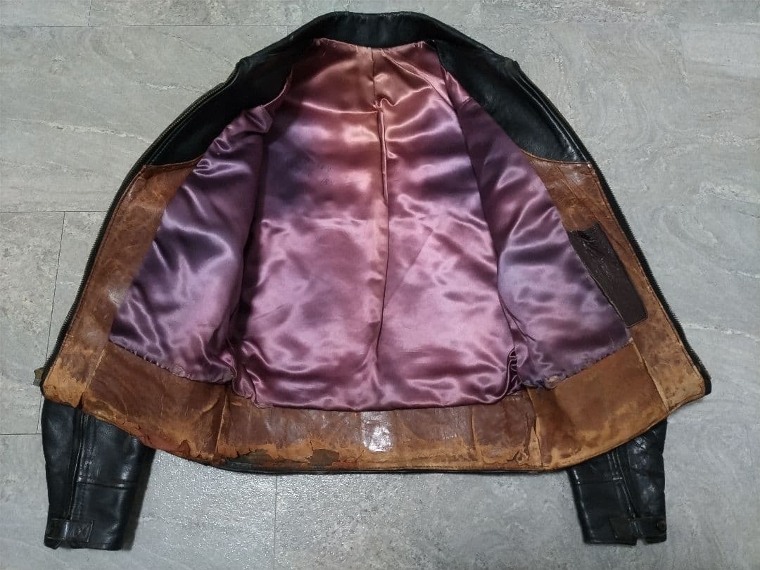 50年代 ビンテージ ホースハイド ジャケット ジャンパー TALON ライダー