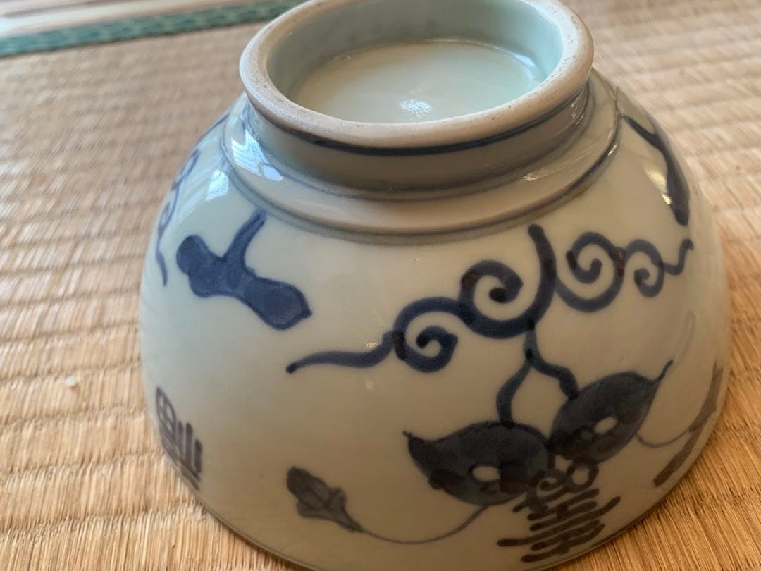 中国清時代染付お茶碗