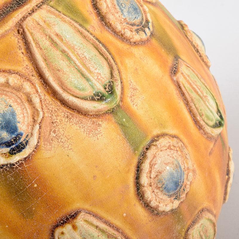 中国 唐三彩 蓋壷 飾壷 C R8561H