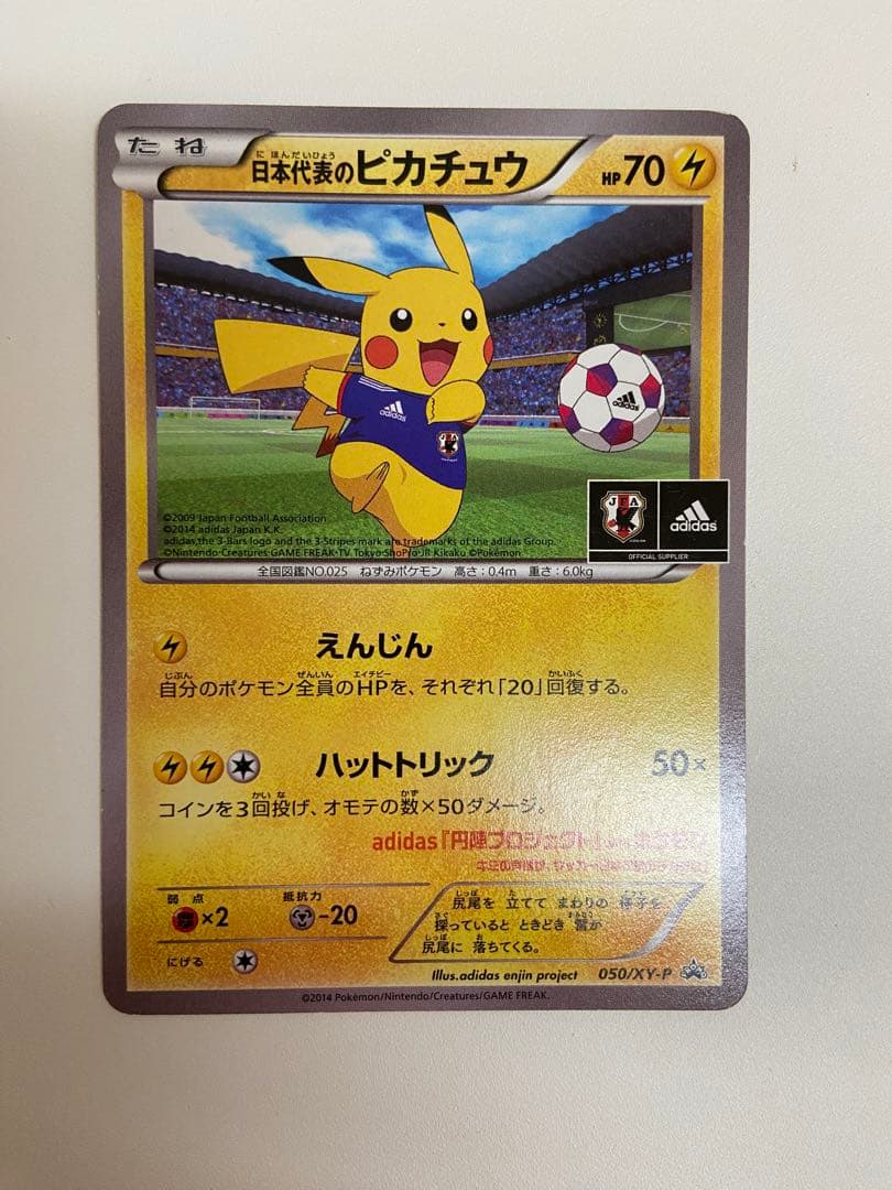 日本代表のピカチュウ：ポケモンNewモン! Book付録 PROMO XYシリ…