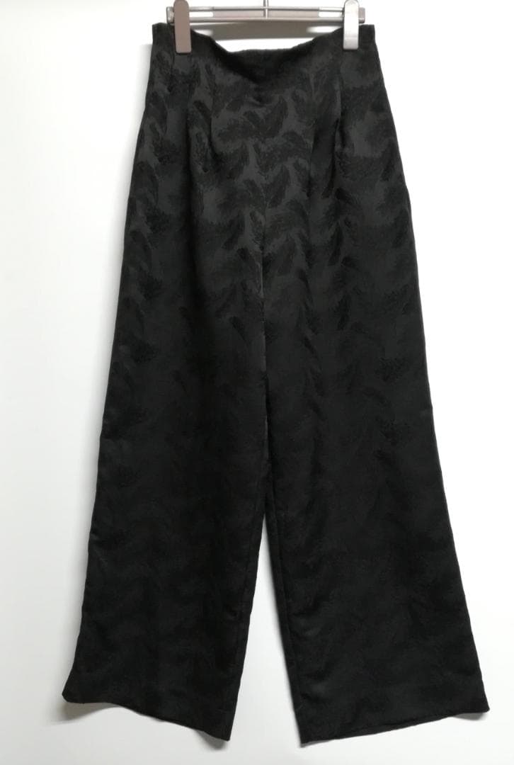 niana ペプラムセットアップドレス ワイドパンツ ブラック L 大きいサイズ