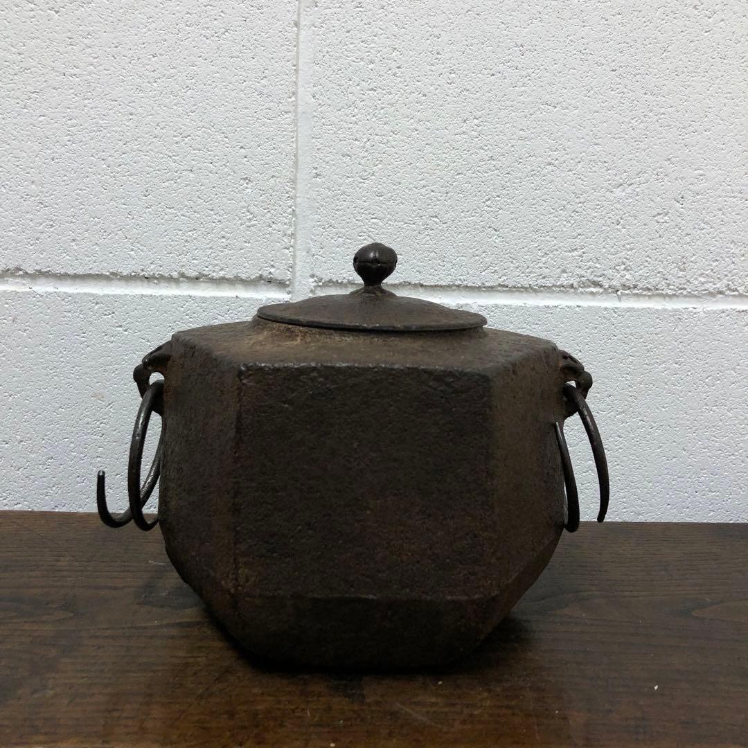 茶道具 風炉釜 六角形 鉄製 茶釜 茶道 釜 - メルカリ