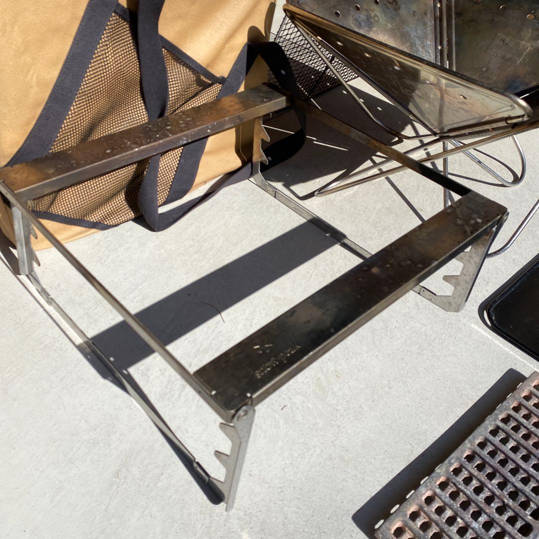 スノーピーク 焚火台Lスターターセット グリルブリッジ 焼き網 peak