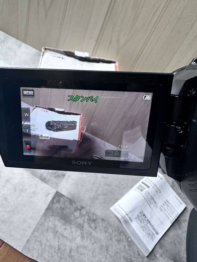 【訳あり美品】SONY FDR-AX60 4K ハンディカム ※HDMI難あり