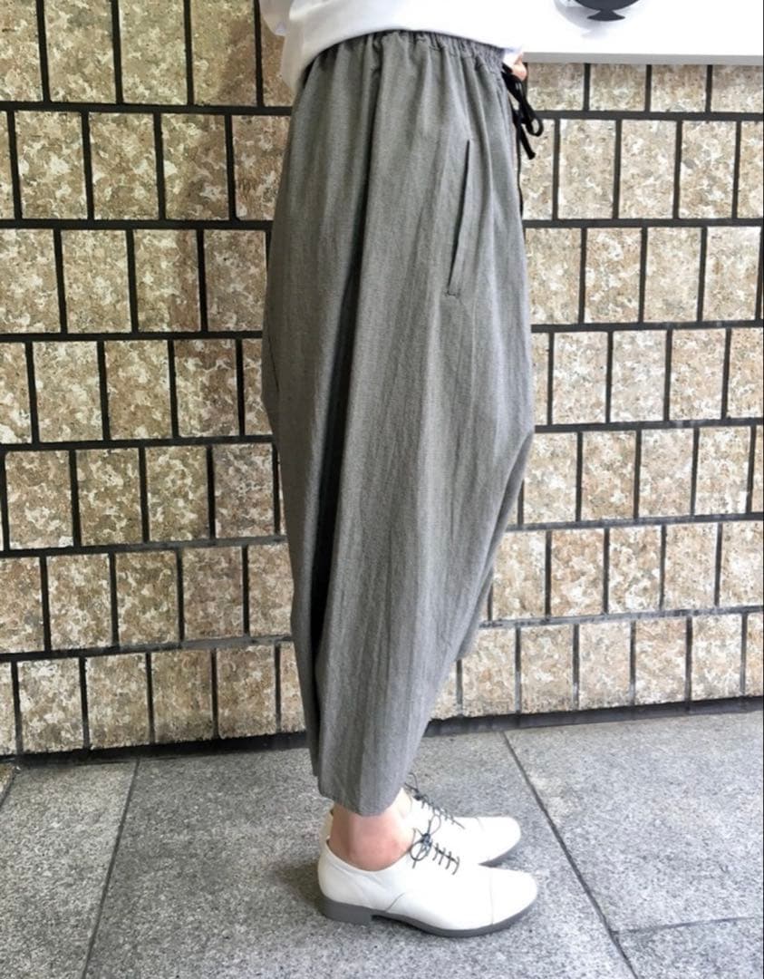 FACTORY ファクトリー✳︎ペルー綿サルエルパンツ　ブラック