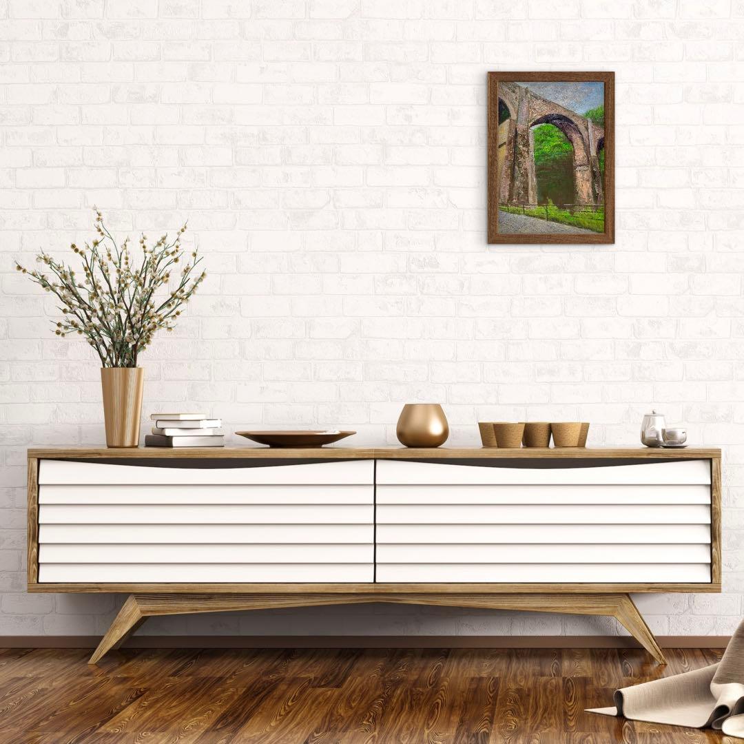 めがね橋 F4 油彩画 風景画 絵画 oil painting art