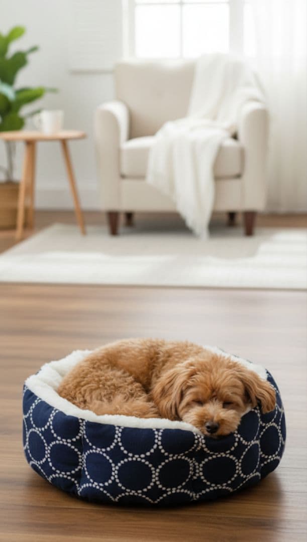 ❤Sサイズ❤dop タンバリン⚮̈ ペットベッド ■インディゴ✕ホワイト■ ❤Sサイズ❤dop タンバリン⚮̈ ペットベッド □インディゴ✕ホワイト