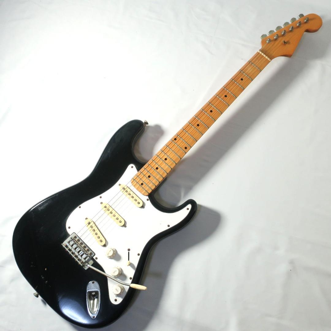 国産 ストラトキャスタータイプ エレキギター ブラック モッチー】ストラトキャスタータイプ エレキギター ブラック ブラック