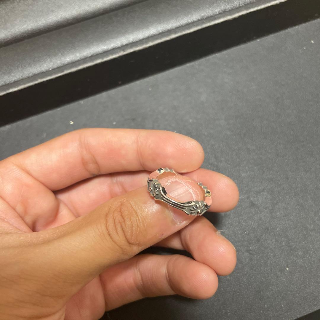 P*m様 クロムハーツ フィッシュボーンリング　10.5号　スターリングシルバー