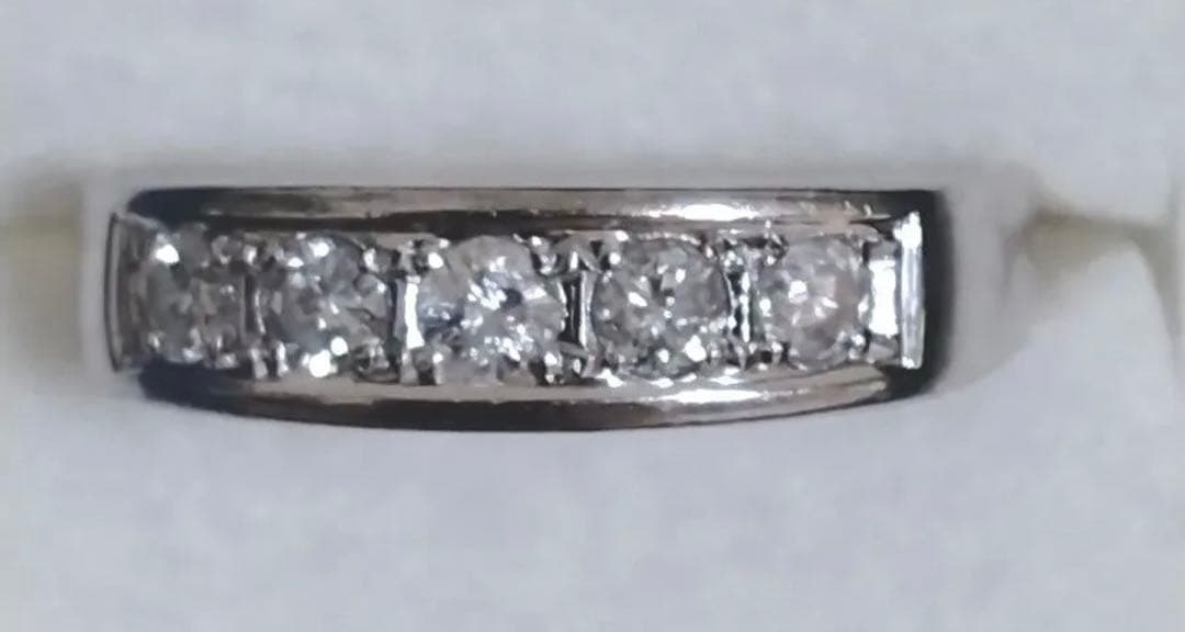 Pt900 プラチナ リング　ダイヤモンド0.3ct 12号　3.2g