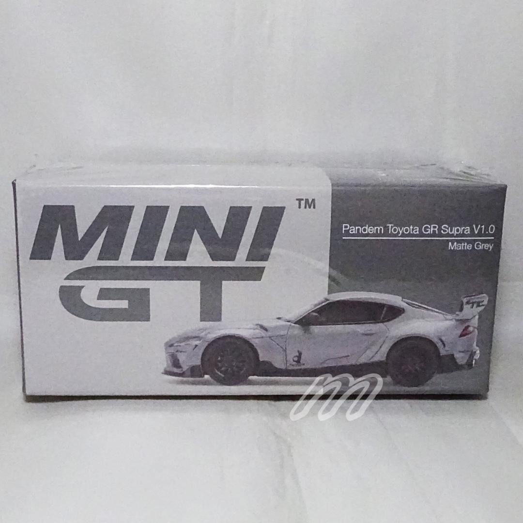 ⭐️MINI GT Pandem GR スープラ V1.0 マットグレー 左⭐️