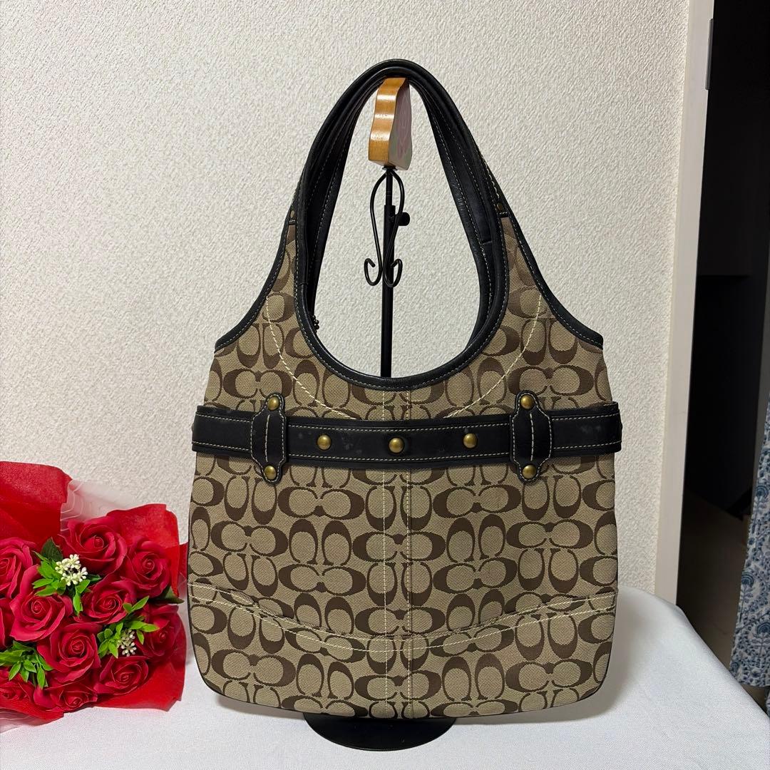 バッグ coach rare bithorse hand bag