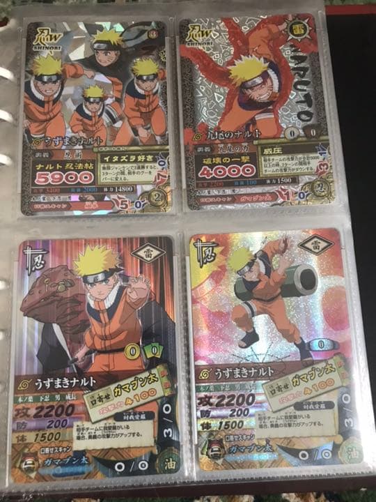 NARUTO データカードダス(39枚ほど)
