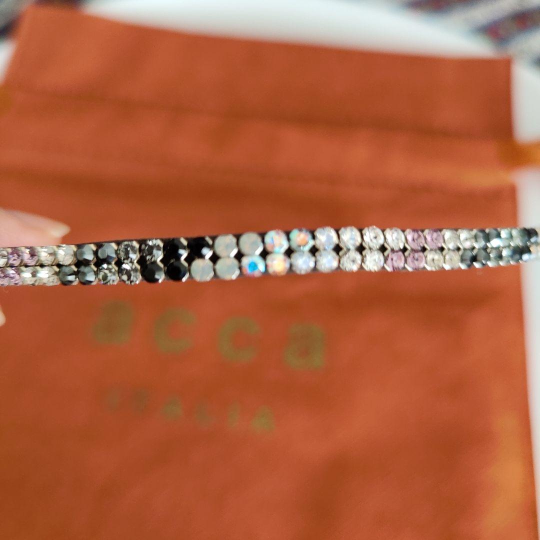 ラストセール！acca　ブリジットカチューシャ　ハンドメイド　仏製