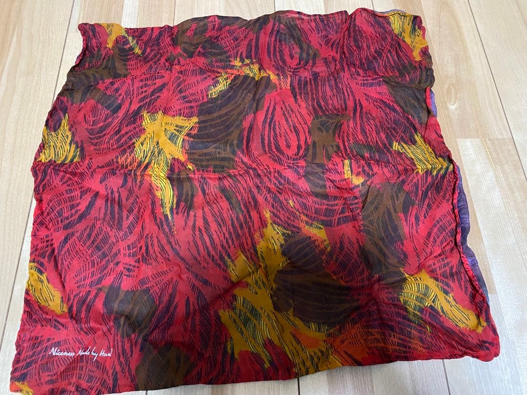 NICENESS BERZ シルクシフォン バンダナスカーフ