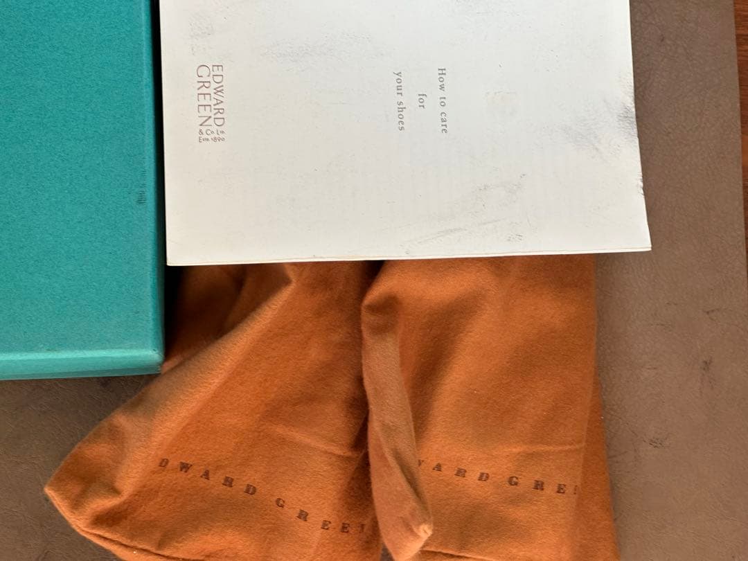 美品 エドワードグリーン カドガン ブラック 6.5 / 7 D 202