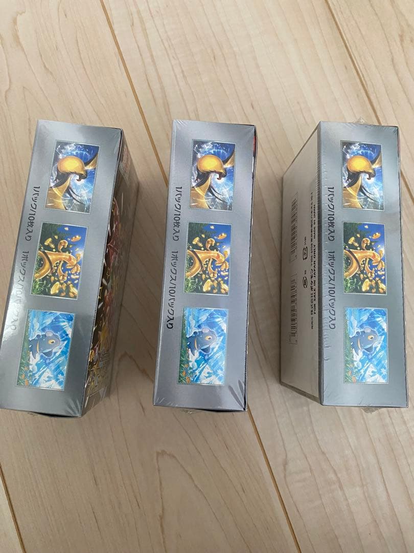 ポケモンカード シャイニートレジャーex BOXシュリンク付き×3
