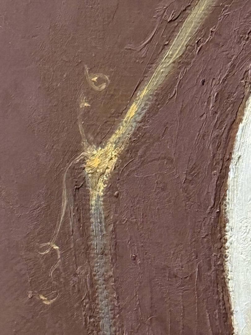 限定値下　真作　油絵　丸山今朝三画　7287