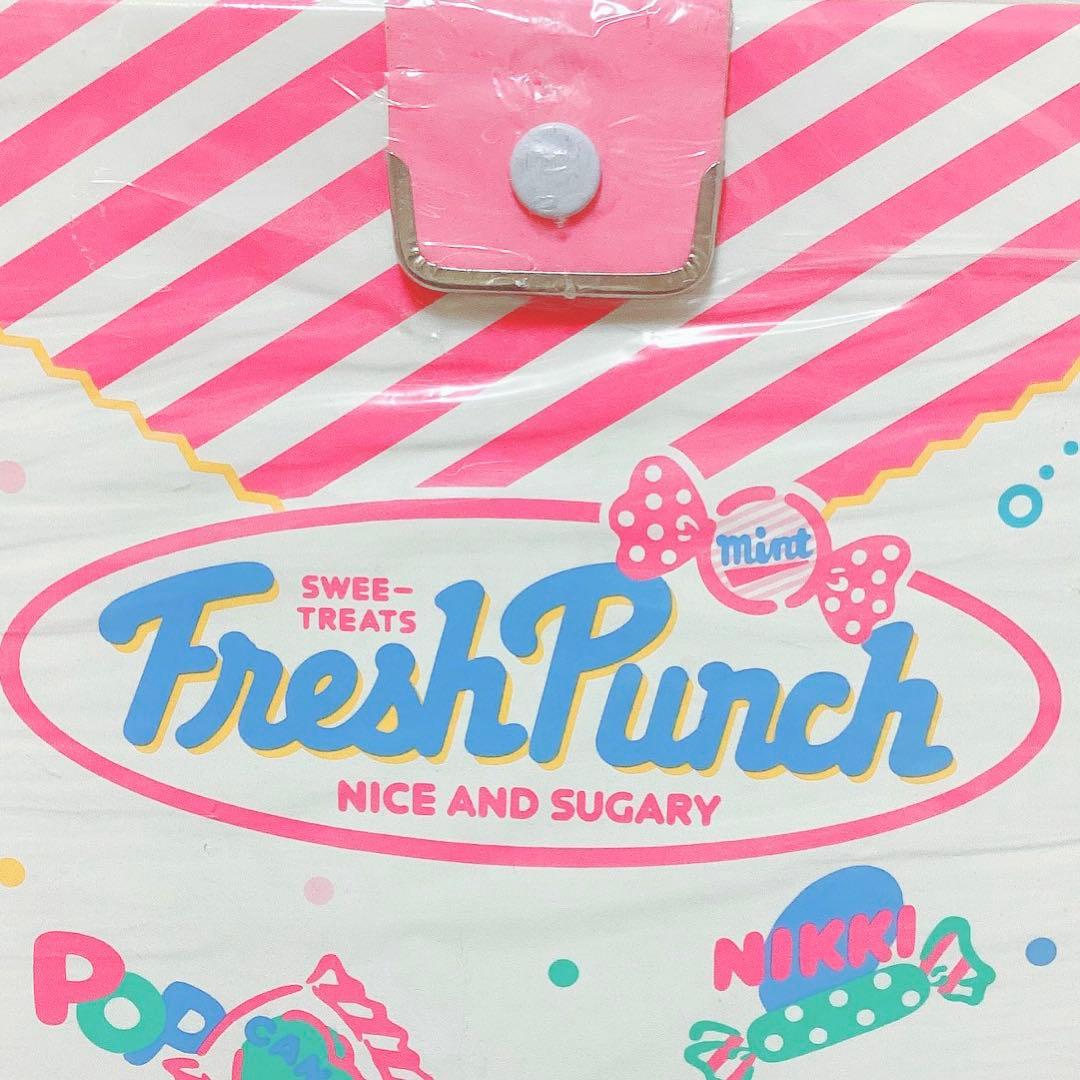 当時物1984年製 昭和 レトロ サンリオ フレッシュパンチ 紙製箱