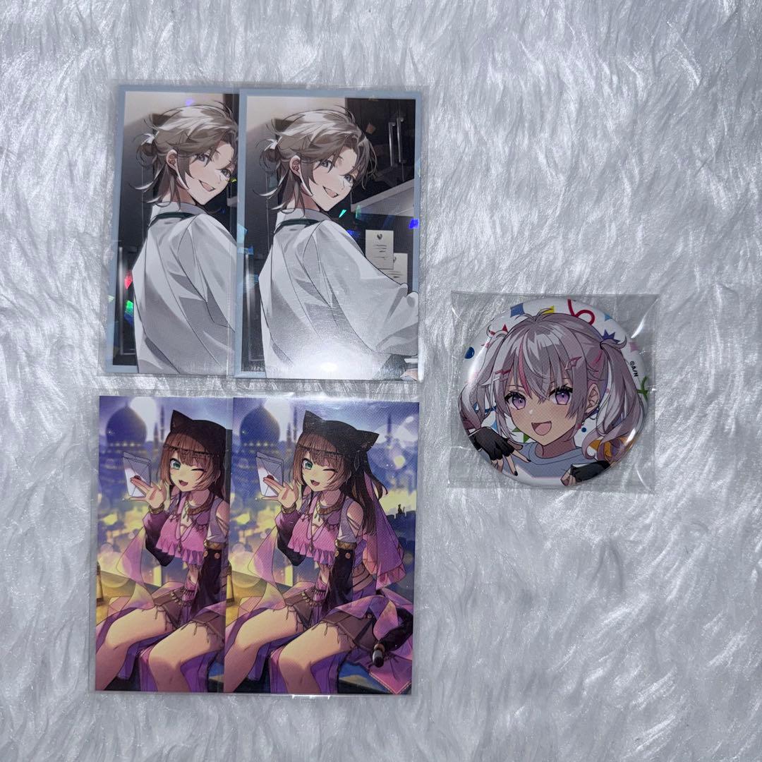 にじさんじ 叶 環 魔使マオ ボイスビジュアルカード 缶バッジ