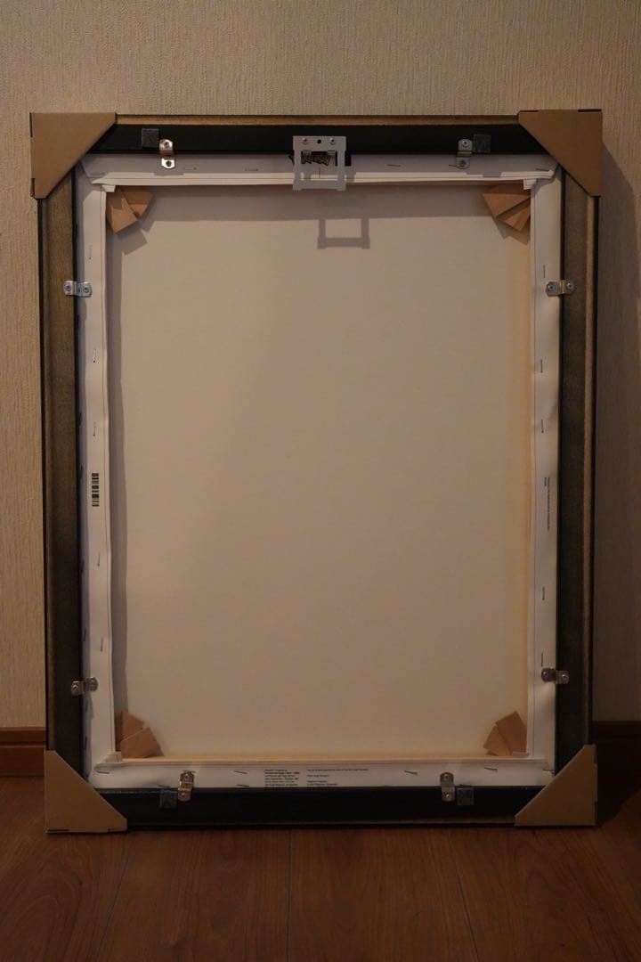 ゴッホピカチュウ　黒枠　Mサイズ　キャンバス