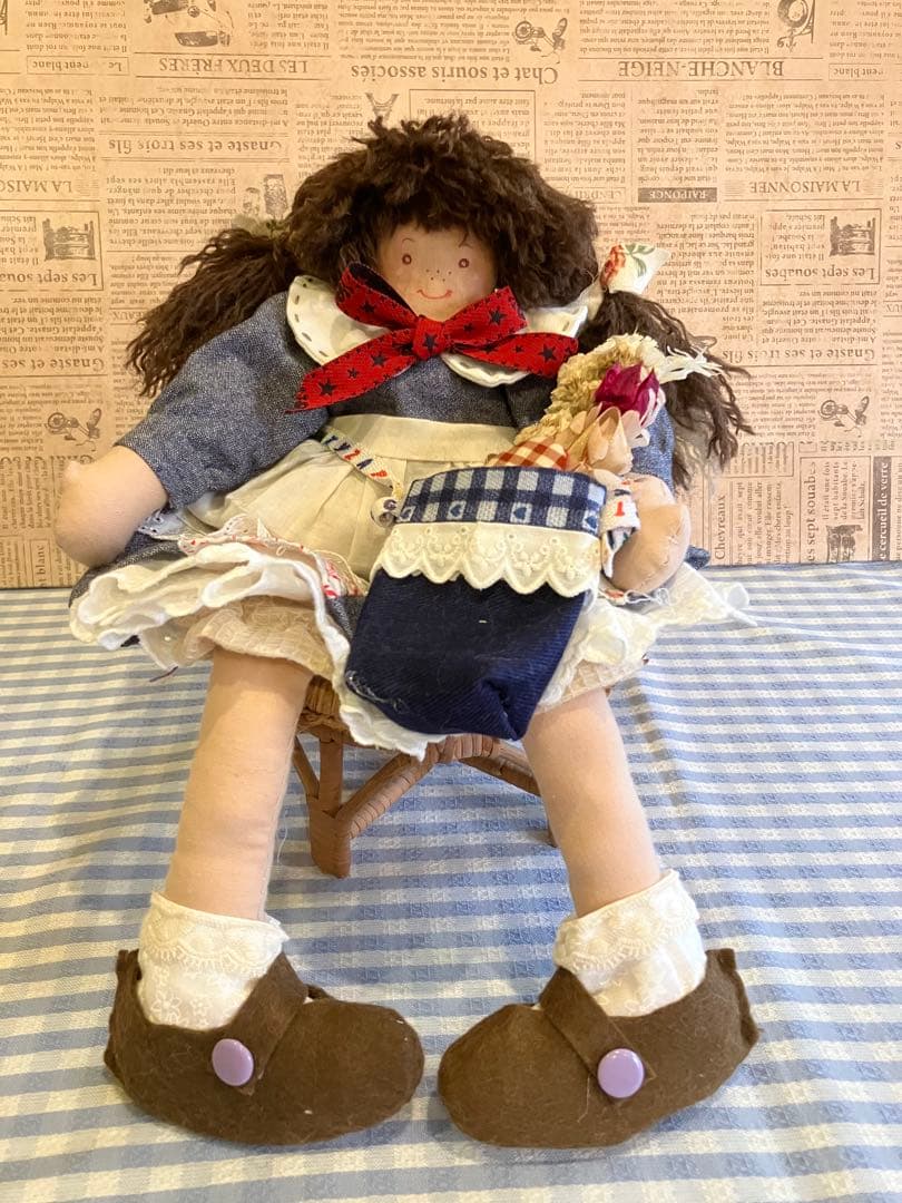 カントリードール ハンドメイド⑪ 手作りカントリードール: 7人の