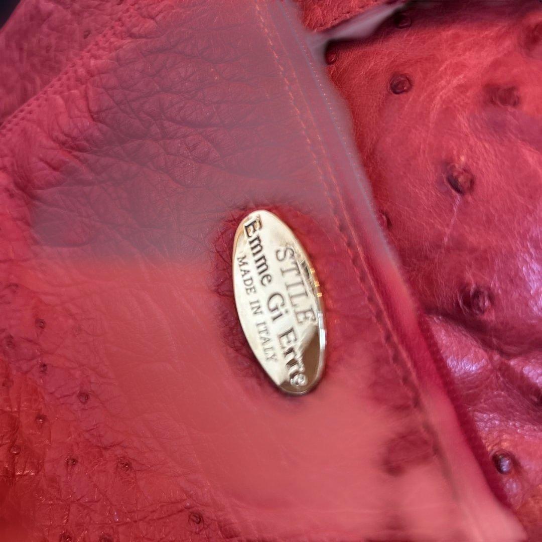 STILE EMME GI ERRE オーストリッチ　ハンドバッグ/イタリー