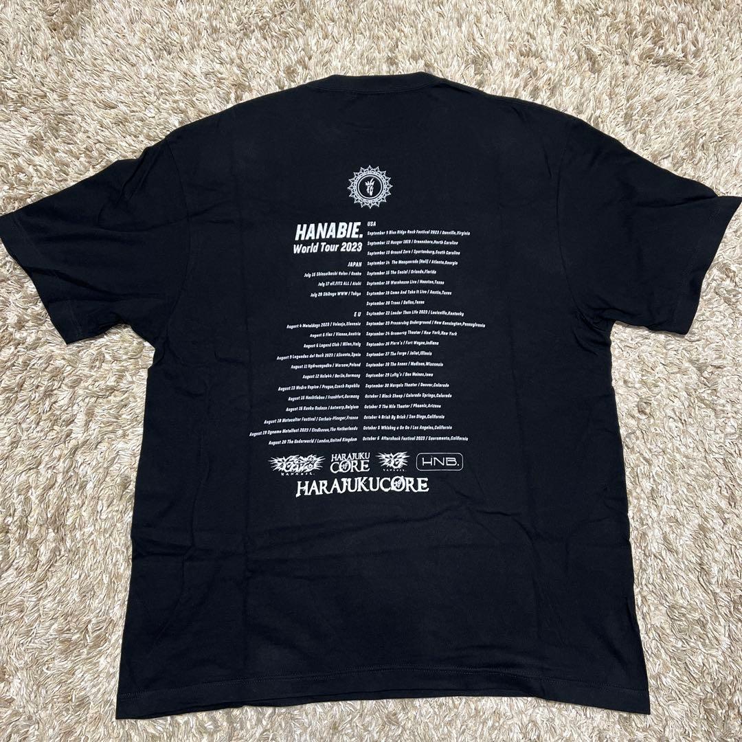 花冷え。HANABIE ワールドツアー2023 TシャツXL