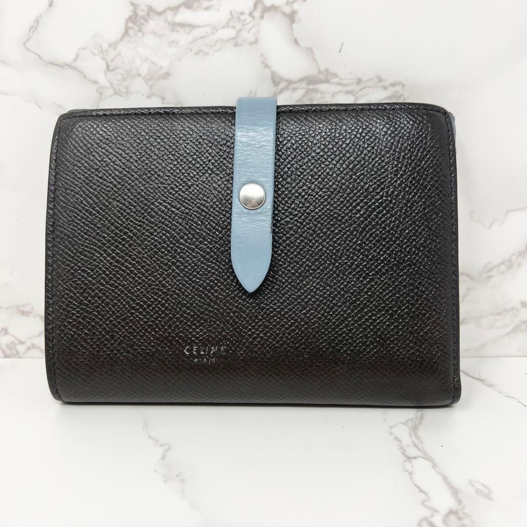 CELINE セリーヌ ミディアムトラップウォレット 二つ折り財布 CELINE