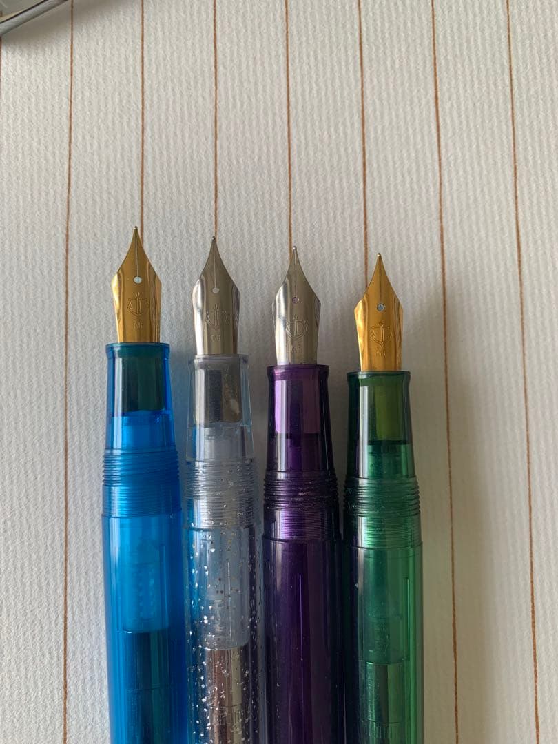 セーラー万年筆 4本セット 新品未使用