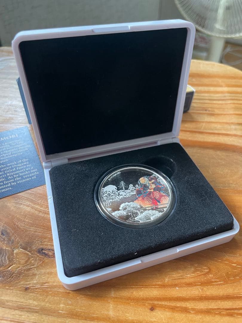 2018年（新品・カラー）平清盛・浮世絵 1オンス銀貨