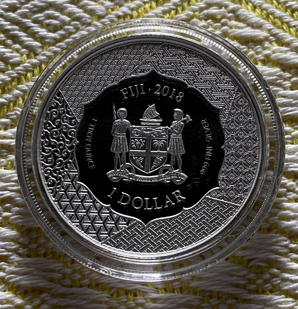 2018年（新品・カラー）平清盛・浮世絵 1オンス銀貨