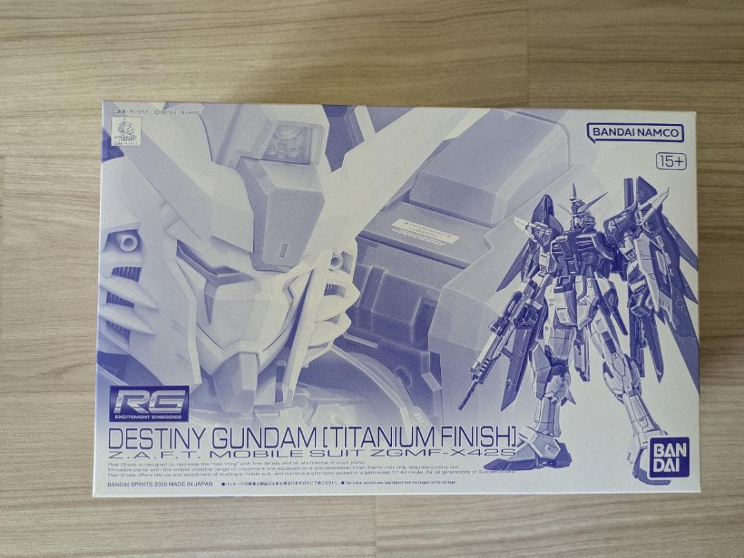 ガンプラ4点 RGデスティニー チタニウムフィニッシュ 他 新品未組立セット