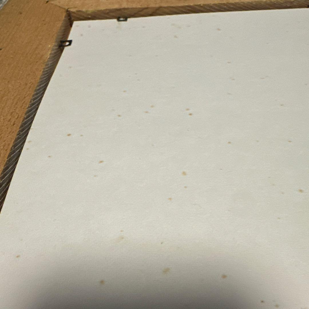 ヘザーブラウン　SPRING 額縁付き