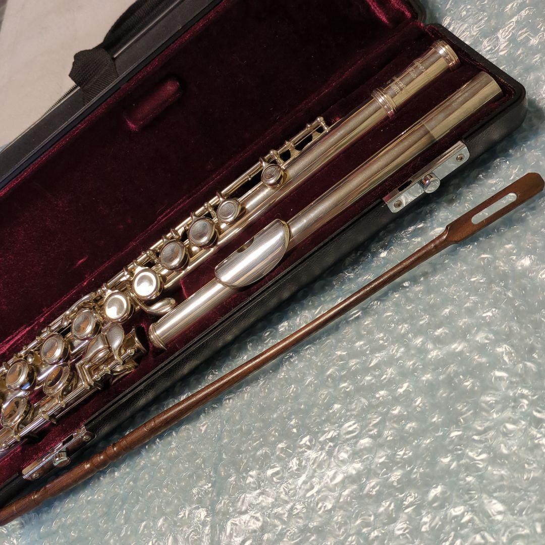 Minerva JFL-511EⅡ フルート 本体 ケース・バッグ・掃除棒付き