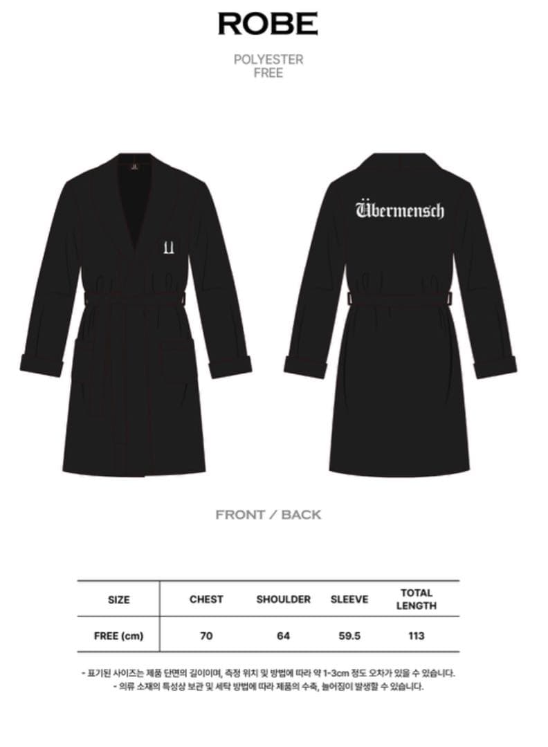 G-DRAGON'S ÜBERMENSCH ジヨン ROBE ローブ