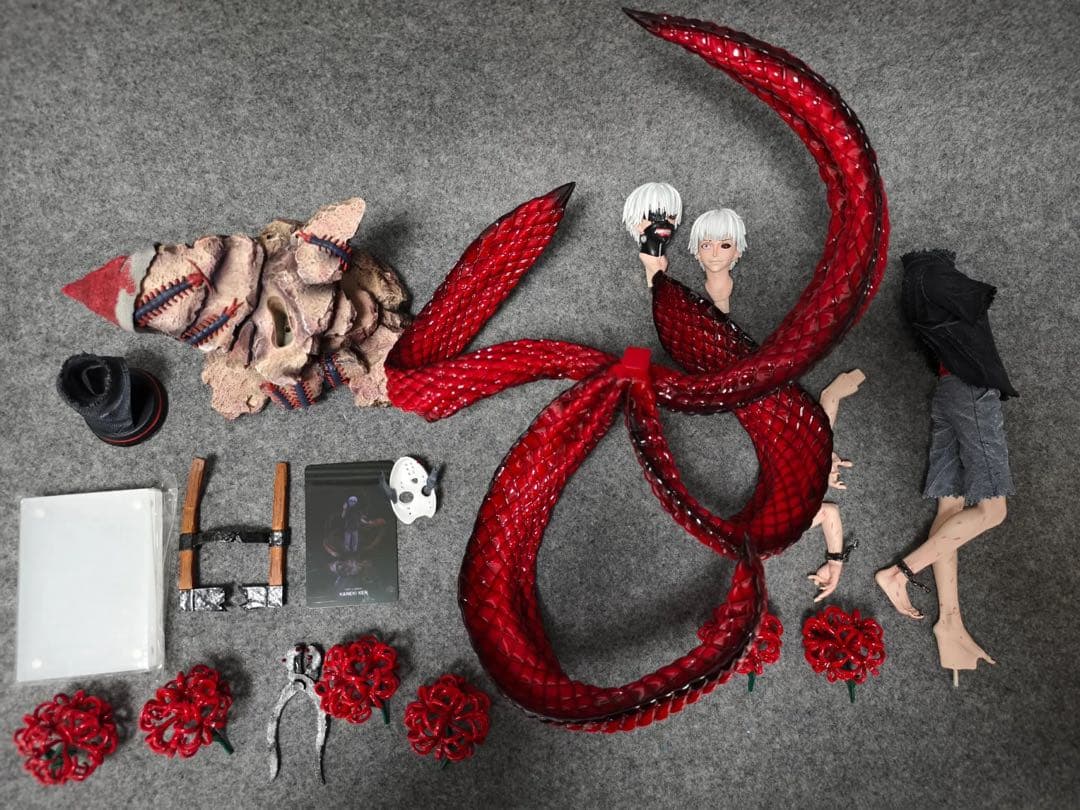 東京喰種トーキョーグール 金木研 フィギュア 塗装済み完成品 ガレージキット