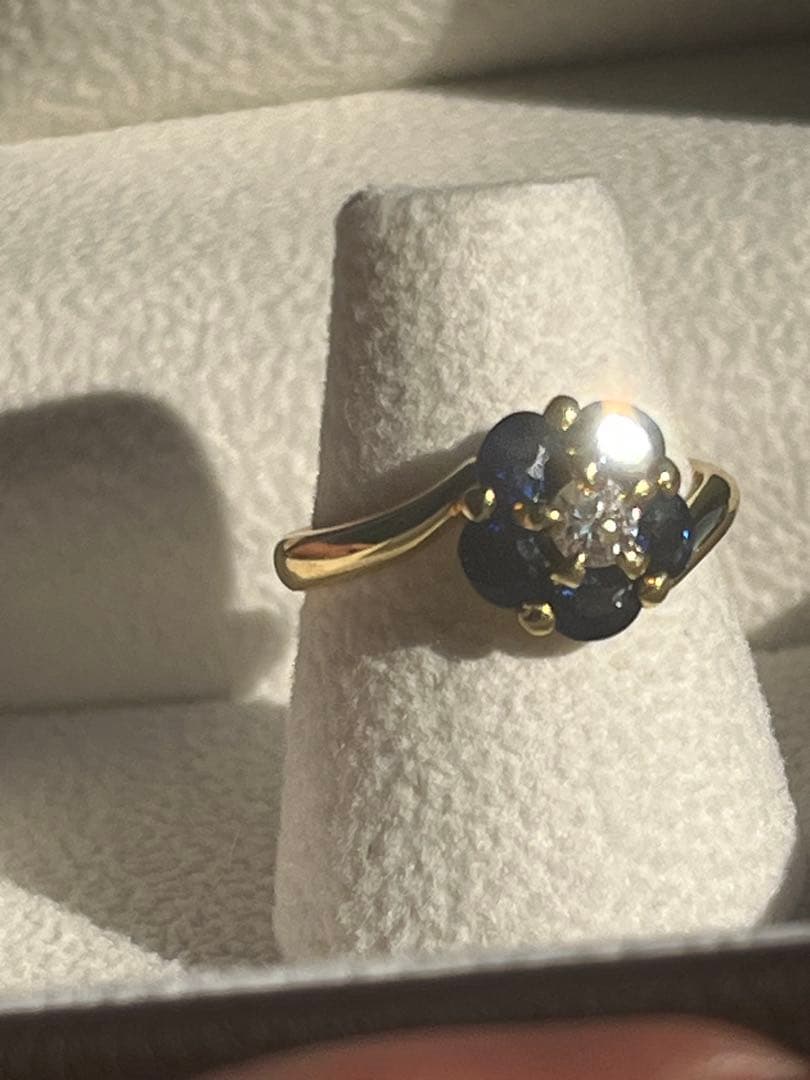 エステール　ESTELLE サファイア ダイヤモンド　リング