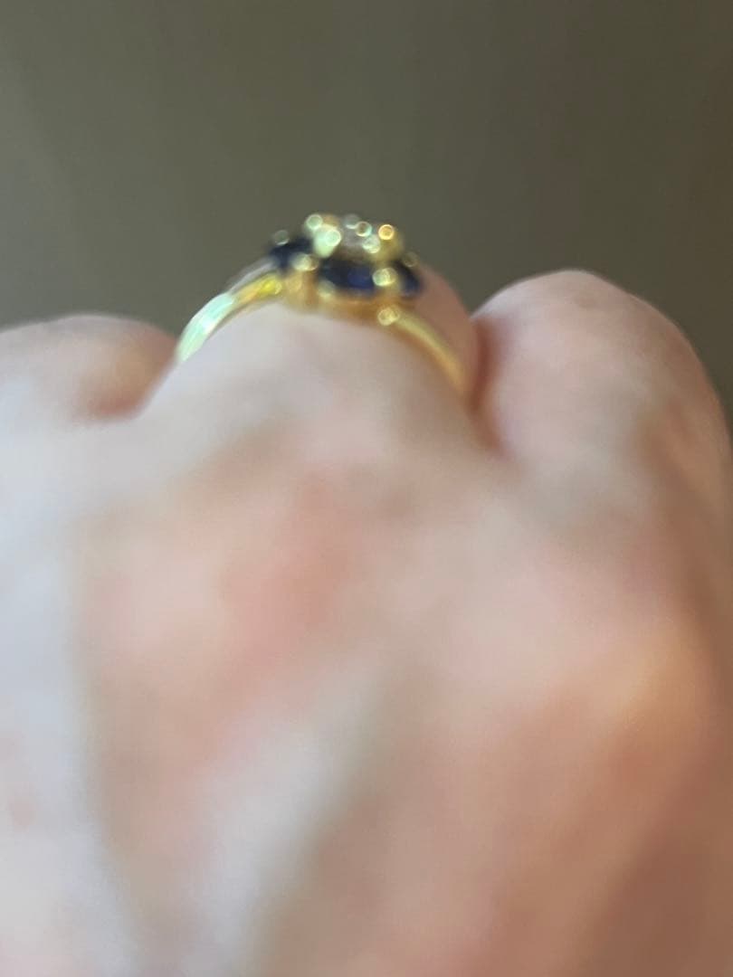 エステール　ESTELLE サファイア ダイヤモンド　リング