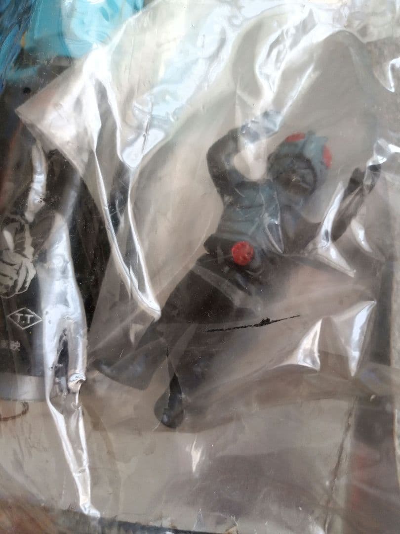 ○仮面ライダー○タカトク○ソフビ人形○射的ゲーム○旧バンダイ○シン