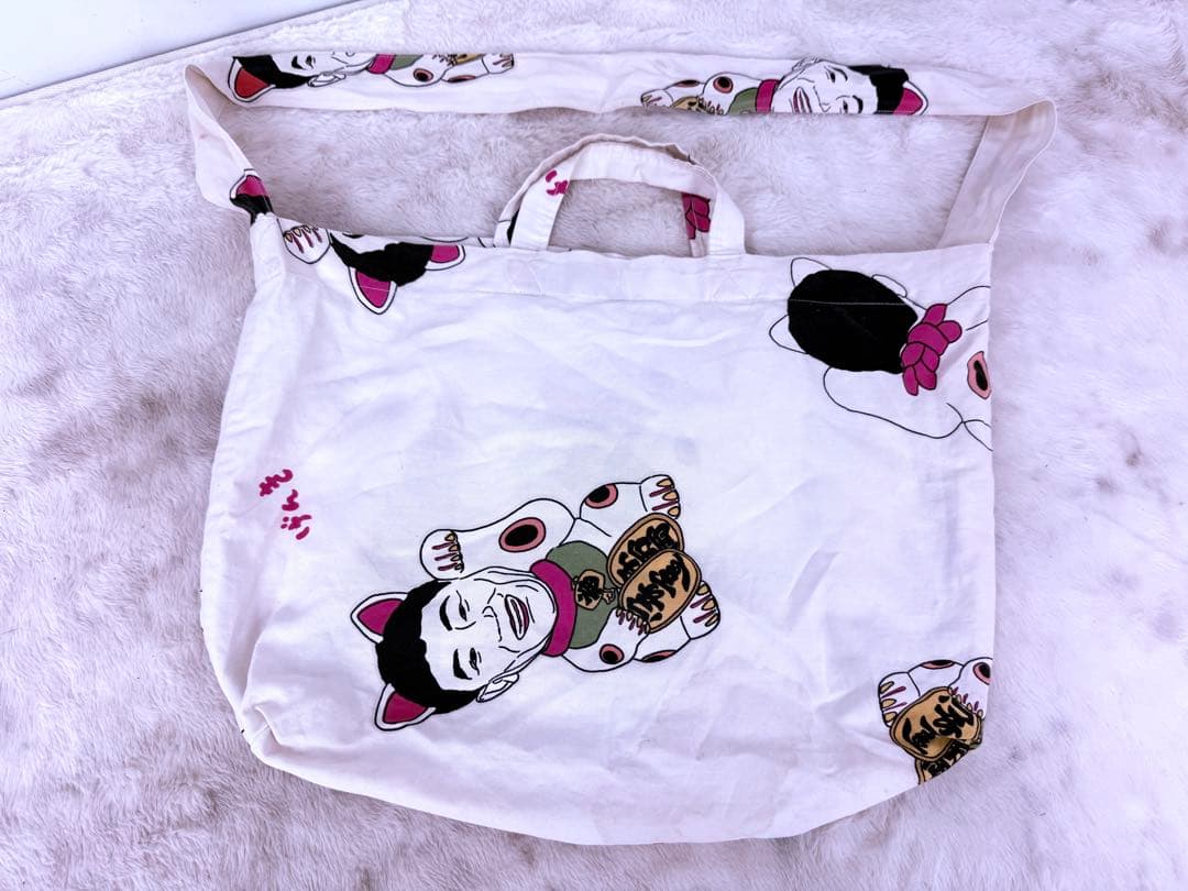 超貴重品！ 当時物 たけし招き トートバッグ エコバッグ 元気が出るTV