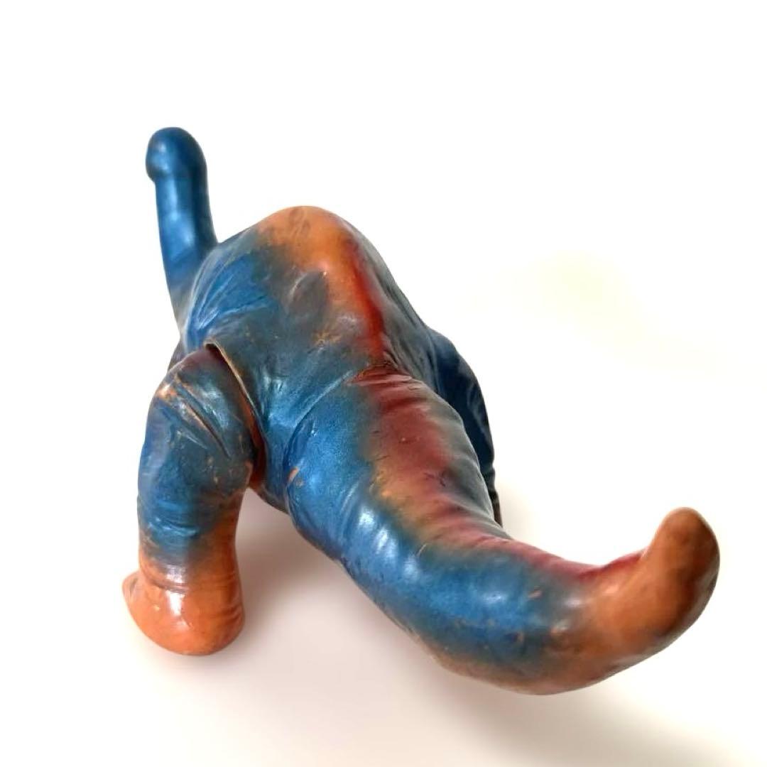 当時物 マルサン ブロントサウルス ソフビ