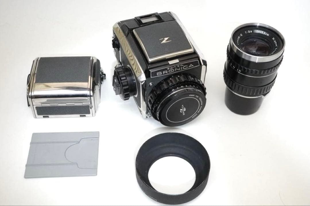 Zenza Bronica S2 NIKKOR-P 75mm f2.8付 Amazon | Zenza Bronica S2 with Nikkor-P 75mm F2.8 ブロニカ | 一眼