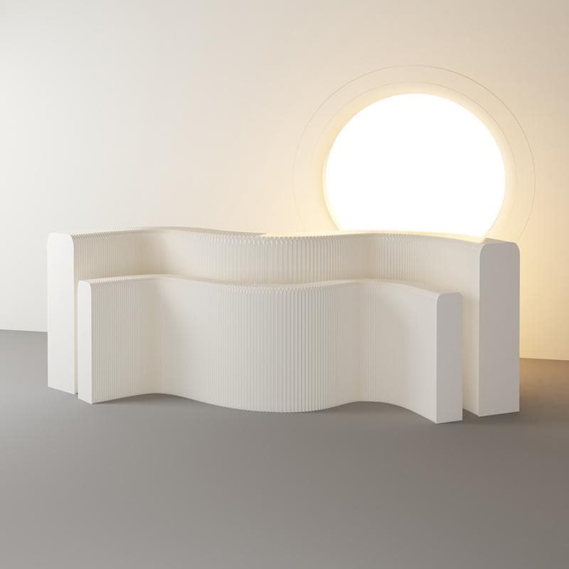 ディスプレイラック展示台セット 陳列台組立不要 折りたたみ長さ3-4m幅42