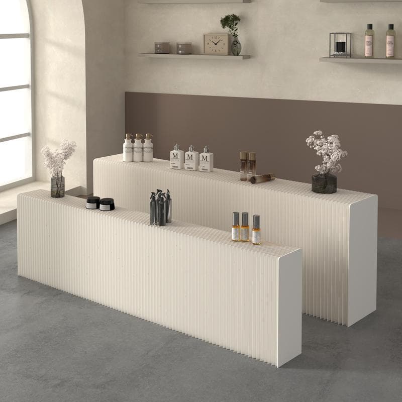 ディスプレイラック展示台セット 陳列台組立不要 折りたたみ長さ3-4m幅42