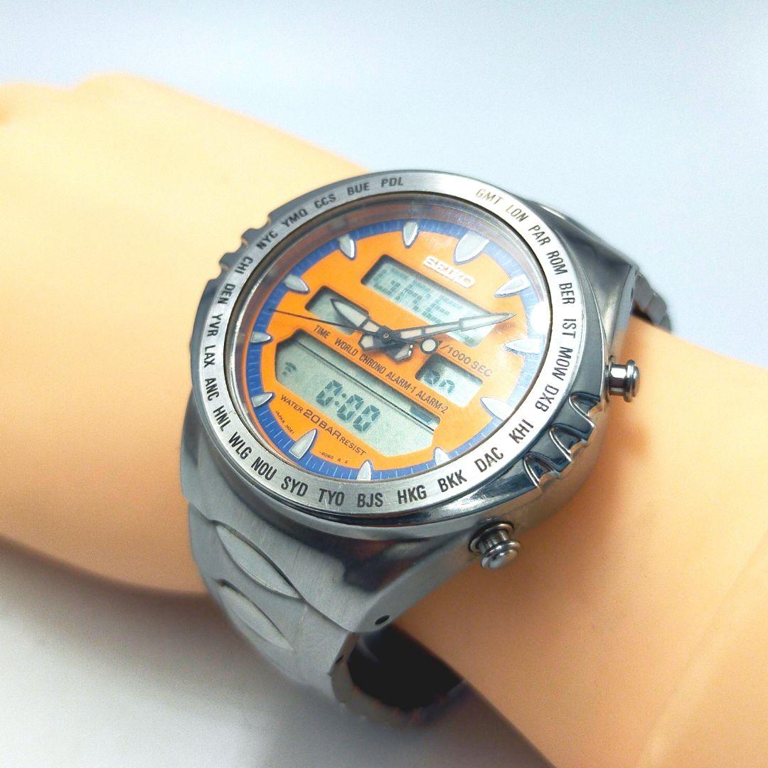 【電池交換済】希少 セイコー ジウジアーロ マッキナスポルティーバ 17.5cm