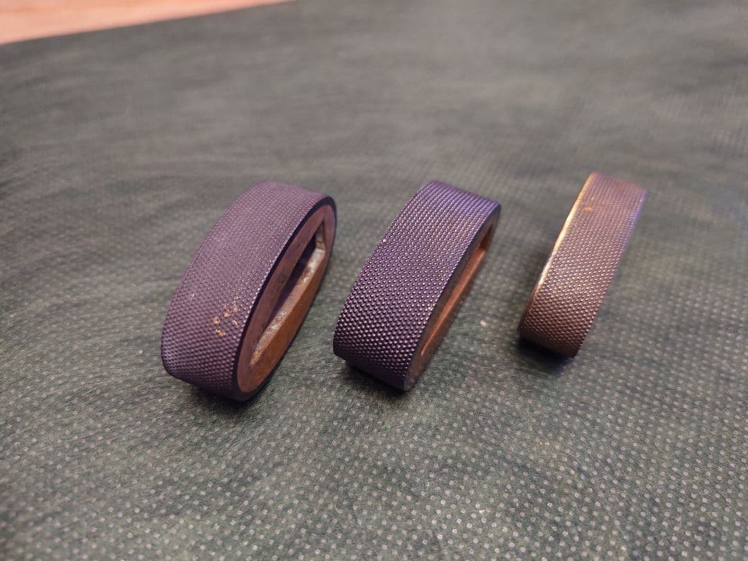 縁、魚子地縁、3点