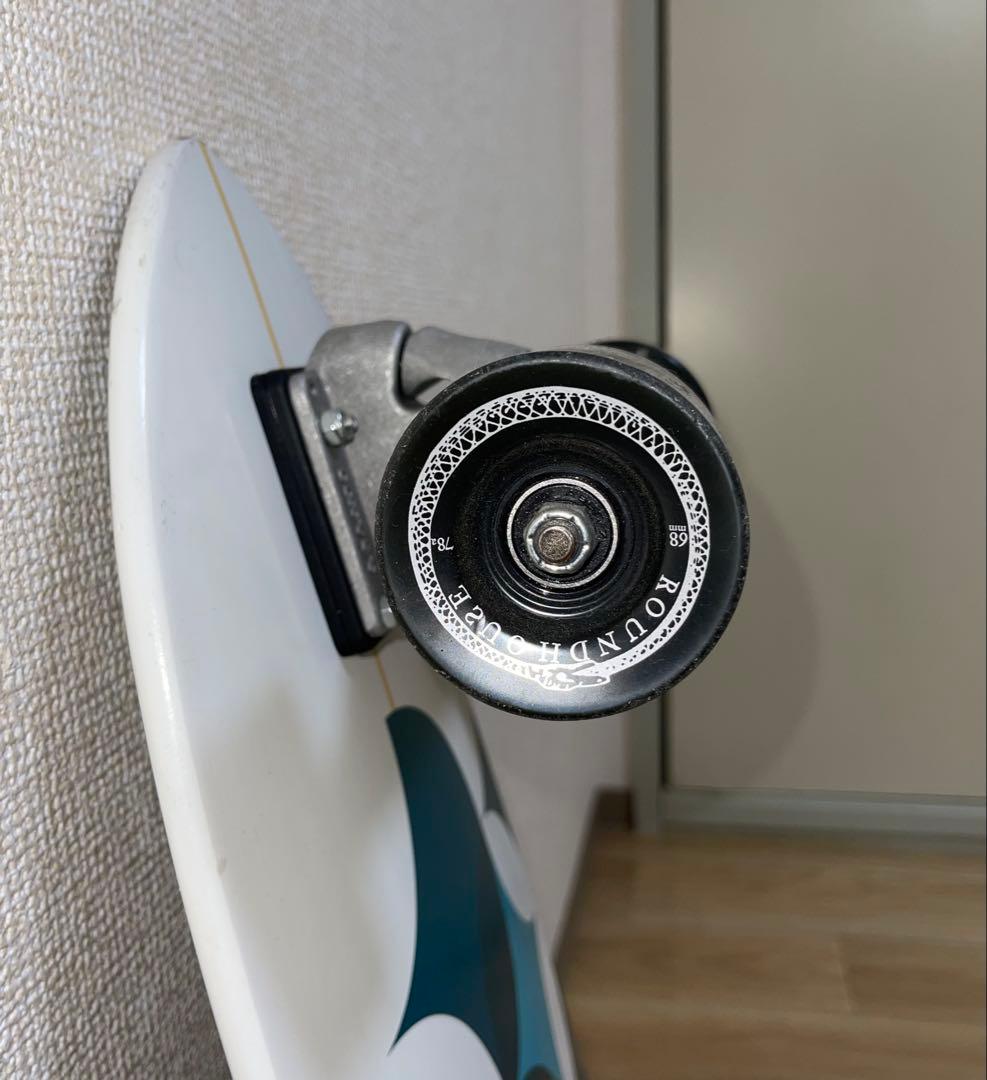 CARVER TRITON　サーフボード　サーフスケート　ホワイト　青　29㌅